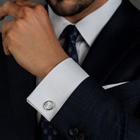 Vicenza - Piazzetta Palladio 2 - Gemelos Montegrappa Hombre Classico Gemelli in Acero Madreperla IDCCCLSW - IDCCCLSW